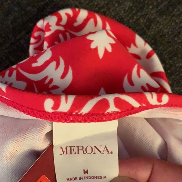 🌈5/$25 Merona red & white bandana bikini bottoms - Picture 6 of 6